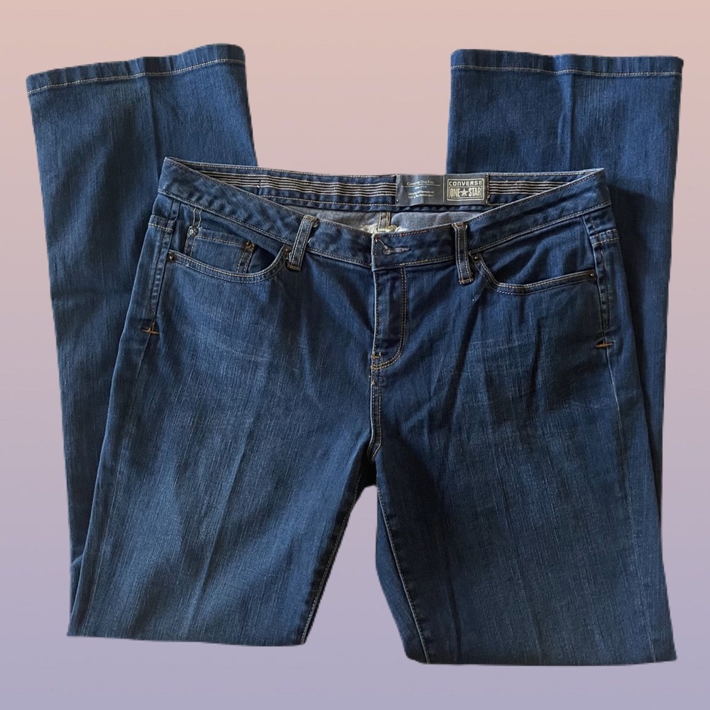 Converse One Star size 12 boot jeans